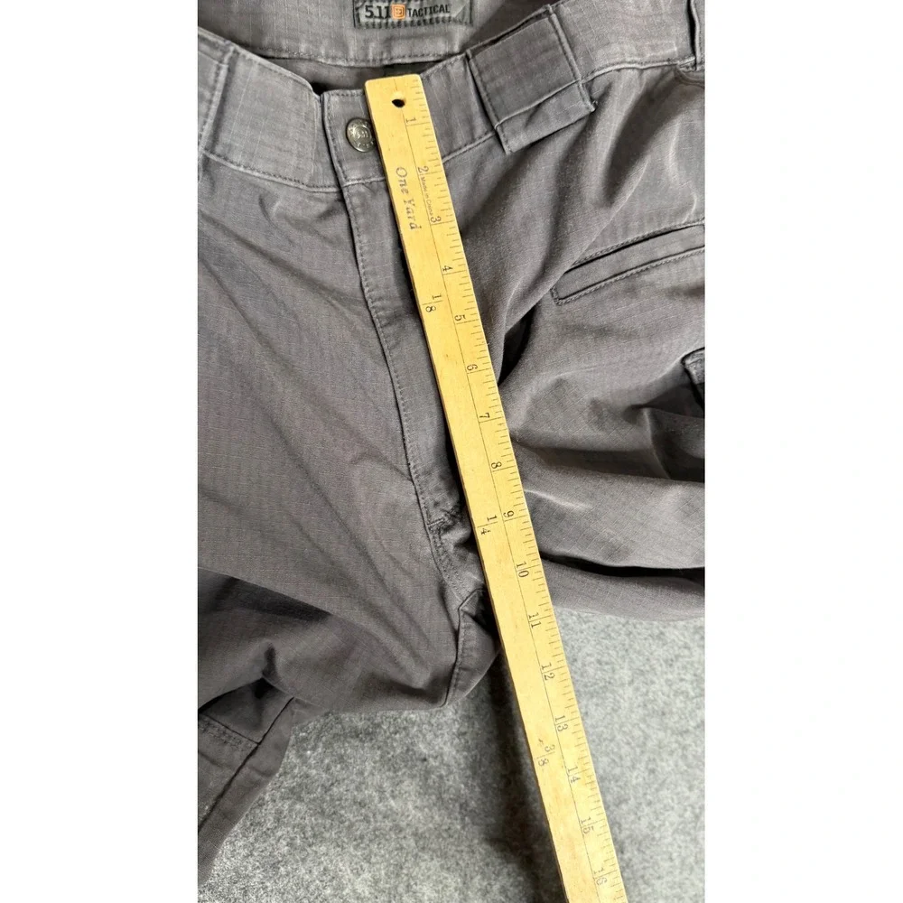5.11‎ Tactical Mens Ripstop Cargo Pants Charcoal Grey 36x30 Work Outdoor 12A-7